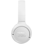 JBL Tune 510, Bluetooth стерео слушалки, v5.0, Multipoint, микрофон, функционален бутон, контрол на звука, сгъваеми, бели (RS134498)