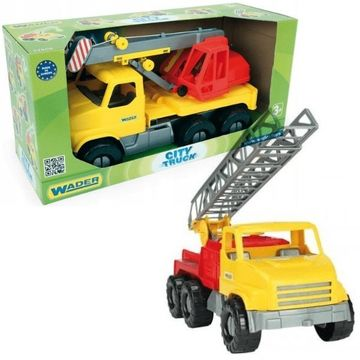 Wader: City Truck tűzoltóautó létrával, 48 cm (32603) (32603)