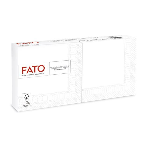 Fato Smart Table szalvéta 25x25cm 100 db/csomag) fehér (82220002) (F82220002)
