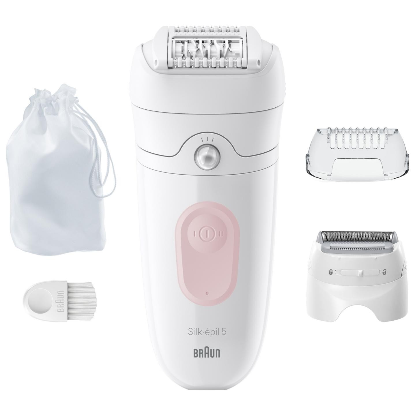 Braun Silk-épil 5 5-030 28 csipeszek Rózsaszín, Fehér (SE5-030)