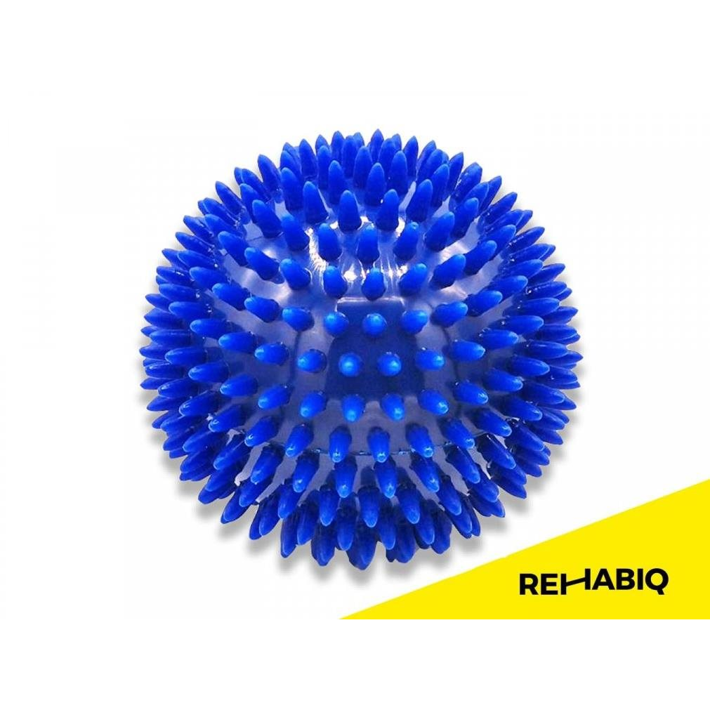 Rehabiq Hedgehog masszázslabda kék, 10 cm (RIQ-JEZ10)
