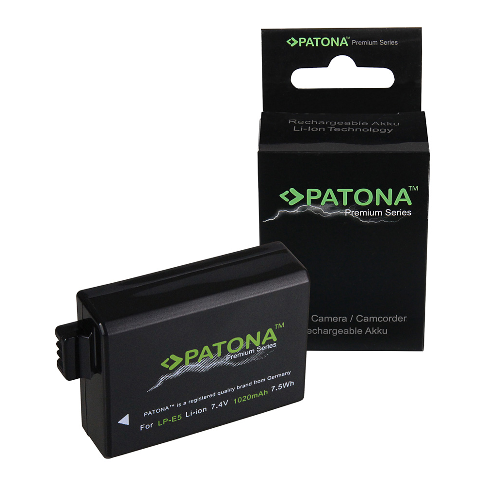 Patona PT1211 Prémium LP-E5 akkumulátor Canon fényképezőgépekhez 1020mAh (PT1211)