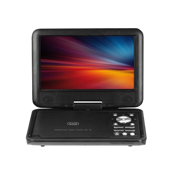 Trevi PDX 1409 hordozható USB/SD/DVD lejátszó - Fekete (PDX 1409)