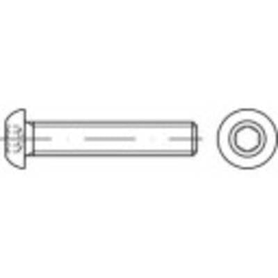 TOOLCRAFT 148153 Csavarok M5 6 mm Belső hatlapú Acél Galvanikusan cinkezett 500 db (148153)