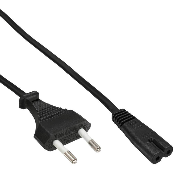 InLine 4043718101184 cavo di alimentazione Nero 5 m CEE7/16 Accoppiatore C7