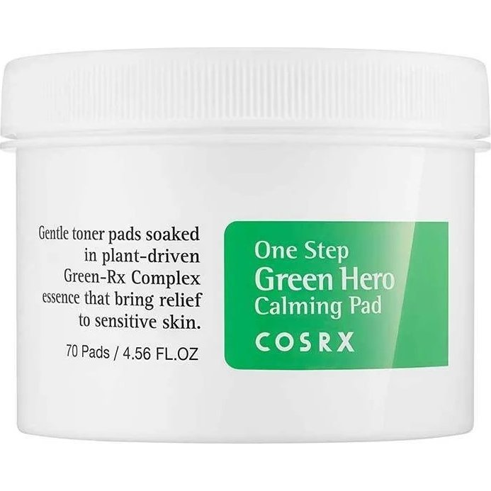 COSRX One Step Green Hero Calming Pad 70 ks (COS479)
