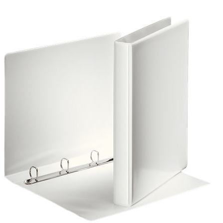 Esselte Panorámás gyűrűskönyv, 20mm fehér (49701) (esselte49701)