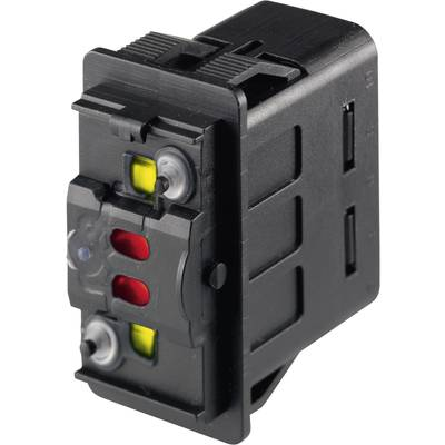 Billenőkapcsoló 10(5) A, 12 V/DC, 2 x be/ki, Marquardt 3250.0298 (3250.0298)