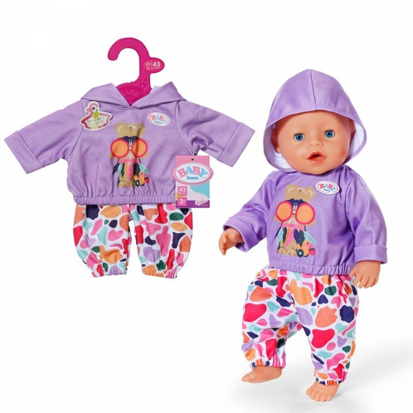 BABY born Hoodie Outfit 43cm Dukketøjsæt