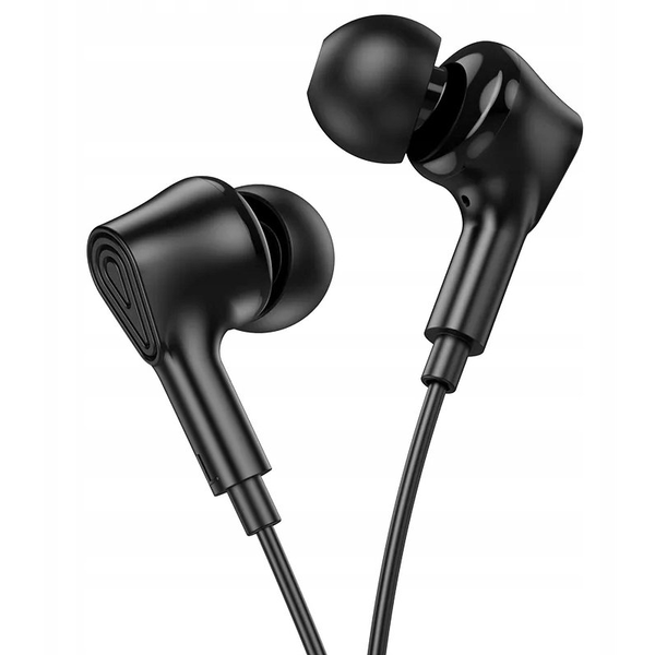 Căști cu fir Hoco M102 cu mufă jack de 3,5 mm, negru