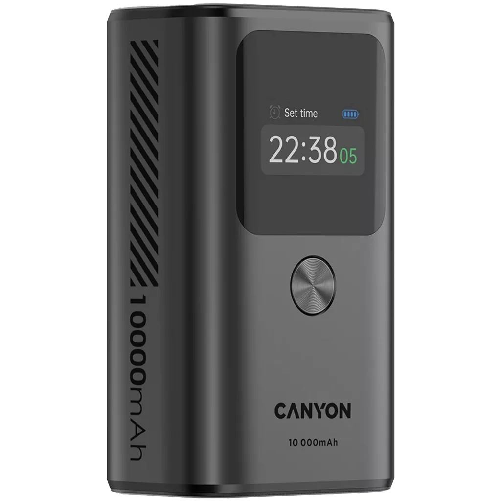 Canyon OnPower 130 10000mAh Power Bank sötétszürke (CNS-CPB130DG) (CNS-CPB130DG)