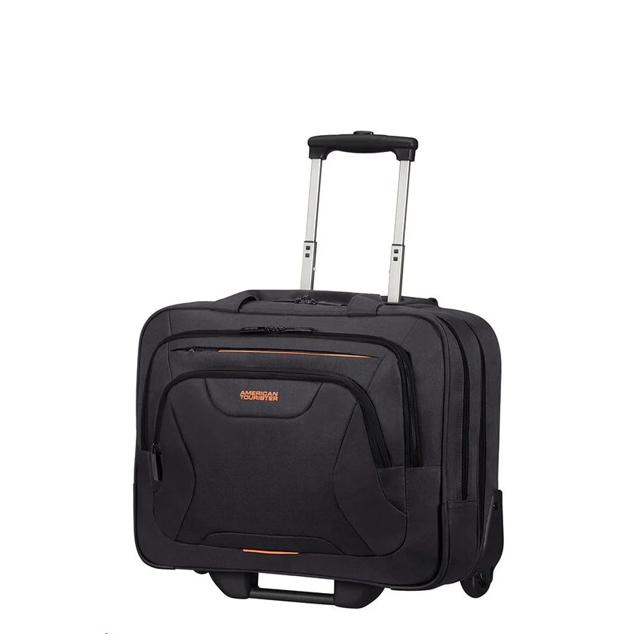Samsonite AmericanTourister At Work Gurulós Laptop táska 15,6" fekete-narancs (33G*39006 / 88533-1070) (33G*39006 / 88533-1070)