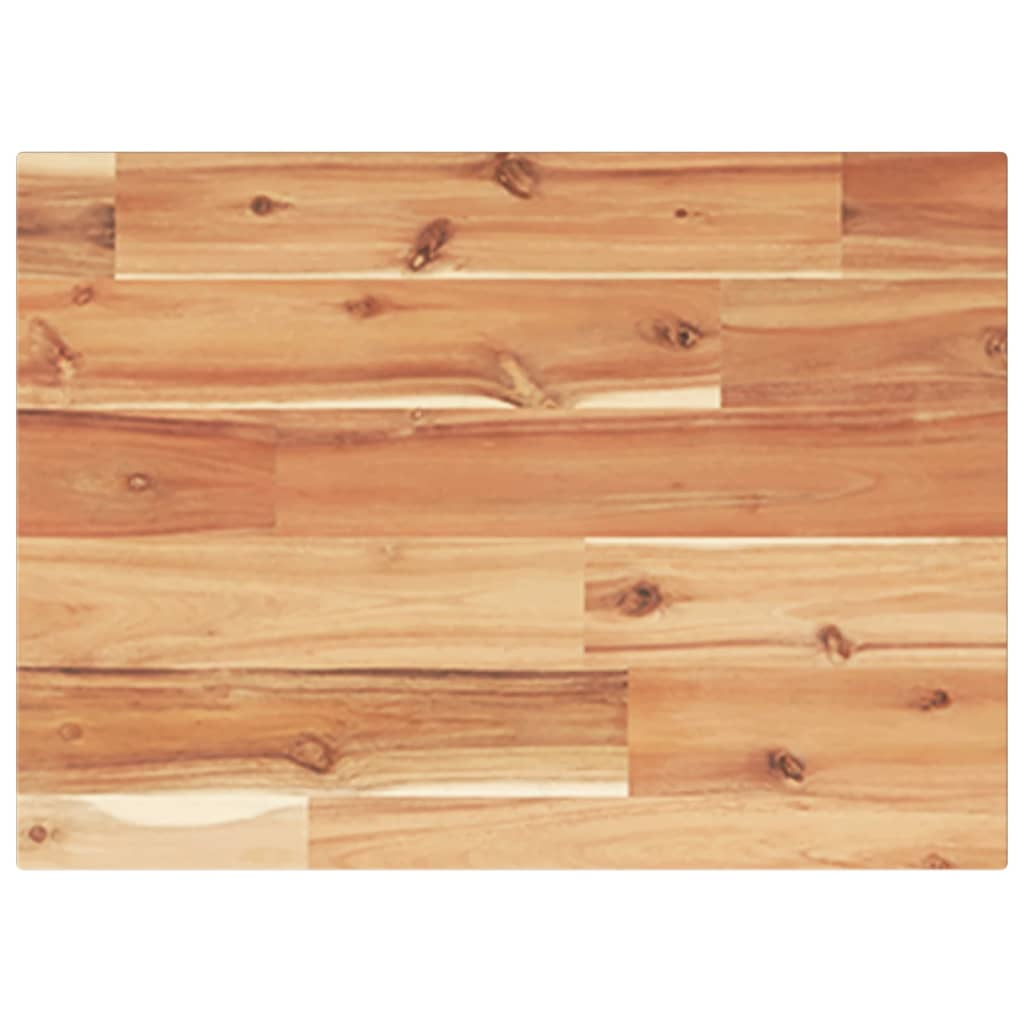 négyszög alakú tömör akácfa asztallap 40 x 30 x 2 cm (4008805)