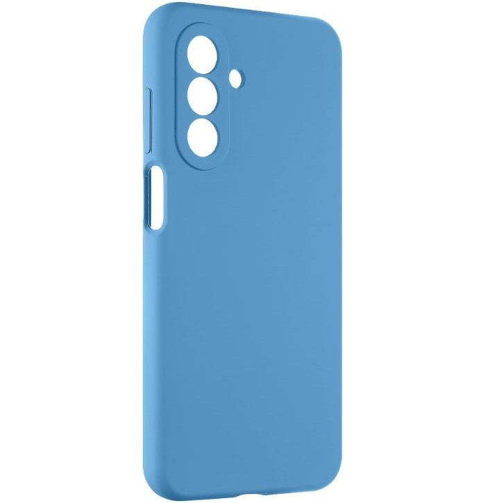 Samsung Galaxy A26 5G SM-A266B, Szilikon tok, mikrofiber plüss belső, Tactical Velvet Smoothie, világoskék (TS12162)