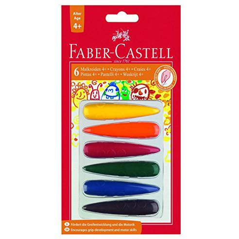 Faber-Castell 6db-os vegyes színű zsírkréta (227340)