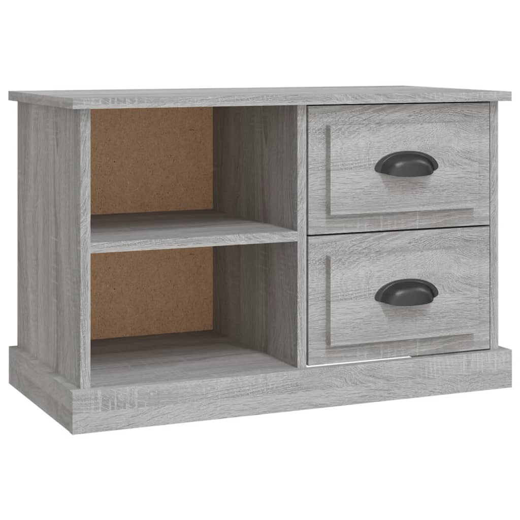 szürke sonoma színű szerelt fa TV-szekrény 73x35,5x47,5 cm (816174)