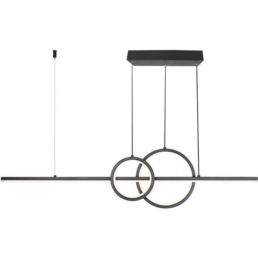 V-TAC 6935 Designer Háromágú Csillár - 15W, természetes Fehér, Fekete Házzal, 100 Lm/W (SKU 6935)