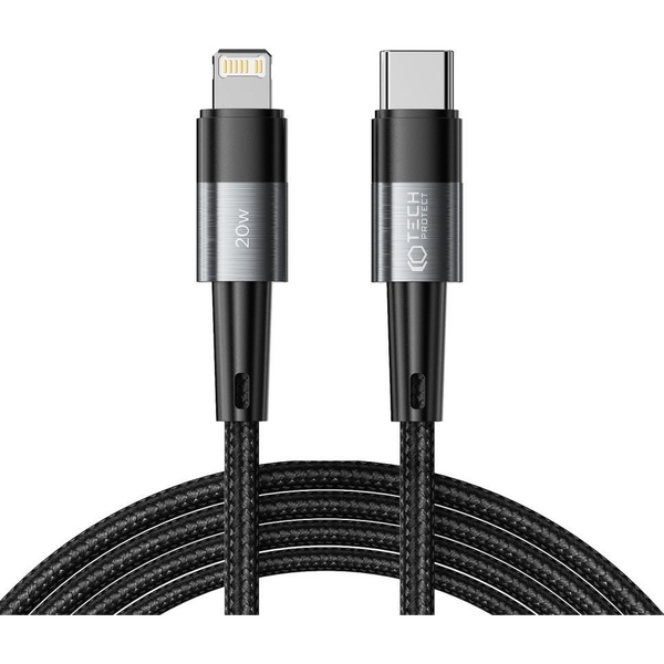 TECH-PROTECT ULTRABOOST KABEL ZA LIGHTNING PD20W/3A 200CM SIVA