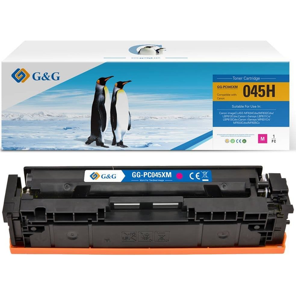 G&G NT-PC045XM Canon 045HM kompatibilis toner, magenta, 2200 oldal