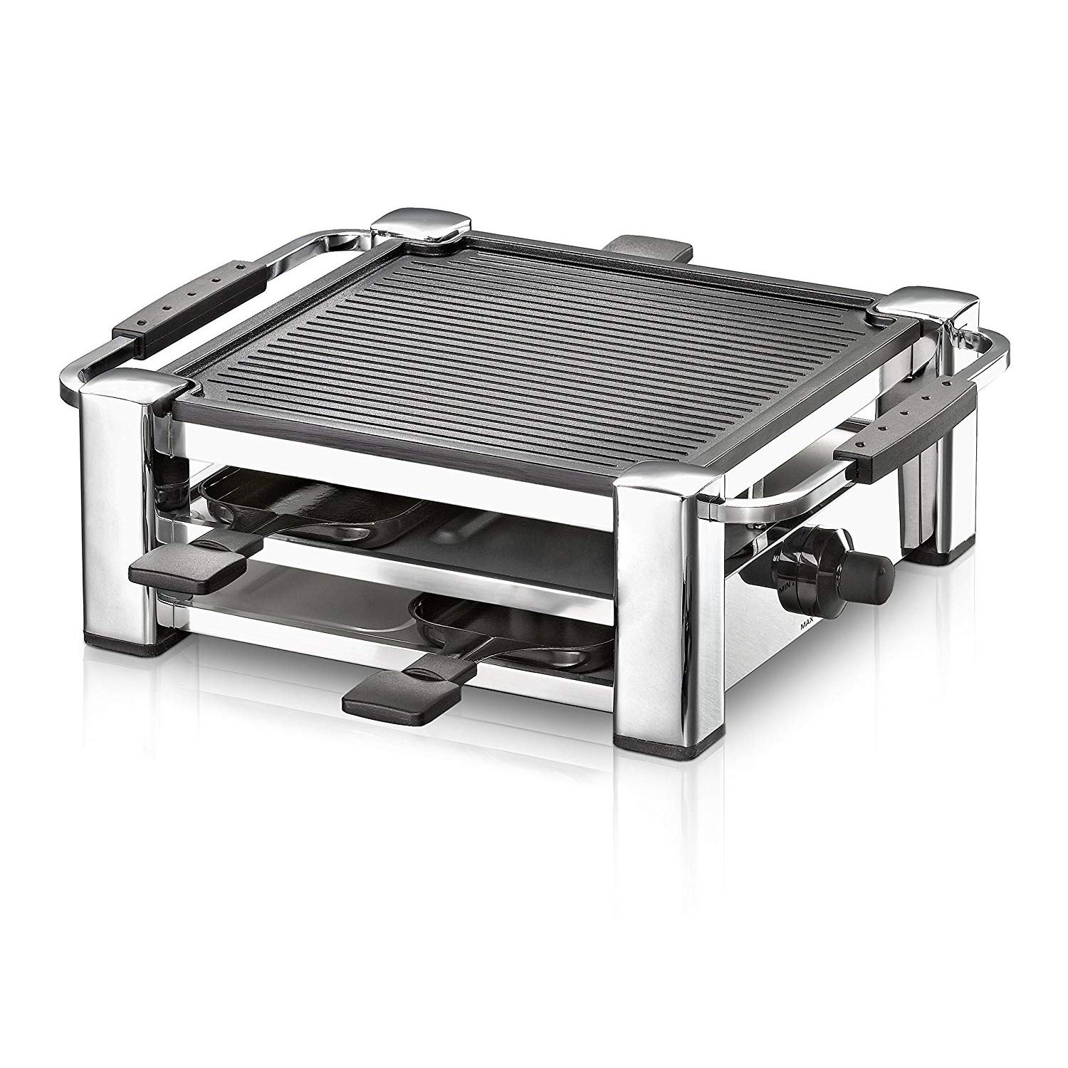 Rommelsbacher Raclette RCC 1000 Fashion Elektromos grillsütő - Inox (RCC 1000)