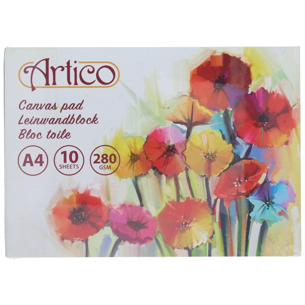 Maliarske plátno plátno 21 cm x 29,5 cm Artico 10 ks