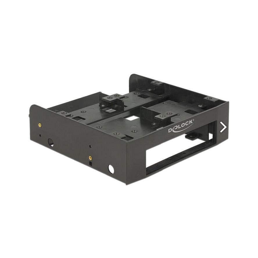 DeLock 5.25″ Installation Frame for 1 x 3.5″ + 2 x 2.5″ hard drives (18000)