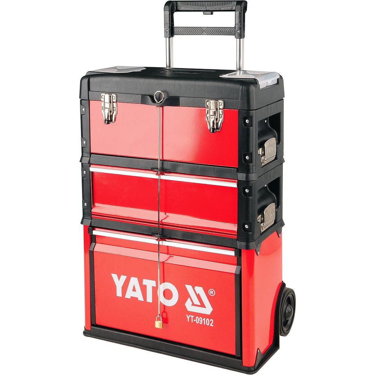 Yato 3 részes szerszámos kocsi, 1 fiókkal (5906083091025)