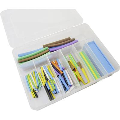 Hongshang 10194 Zsugorcső készlet Tarka Zsugorodási arány:2:1 127 rész (10194)