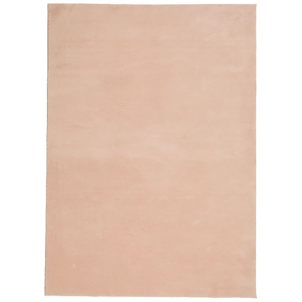 HUARTE púderszínű rövid szálú puha és mosható szőnyeg 200x280cm (375157)