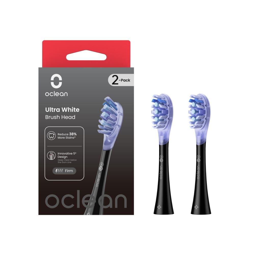Oclean Ultra white elektromos fogkefe pótfej 2db fekete (OCL553550) (OCL553550)