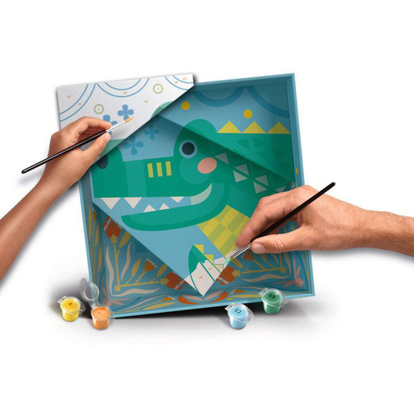 Ravensburger CreArt Do it together Kifestő készlet - Krokodil