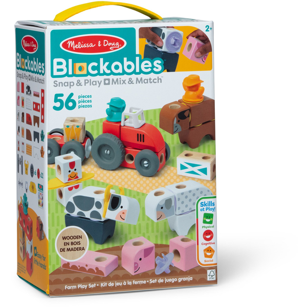 Melissa & Doug MDT BBN Blockables Farm GML