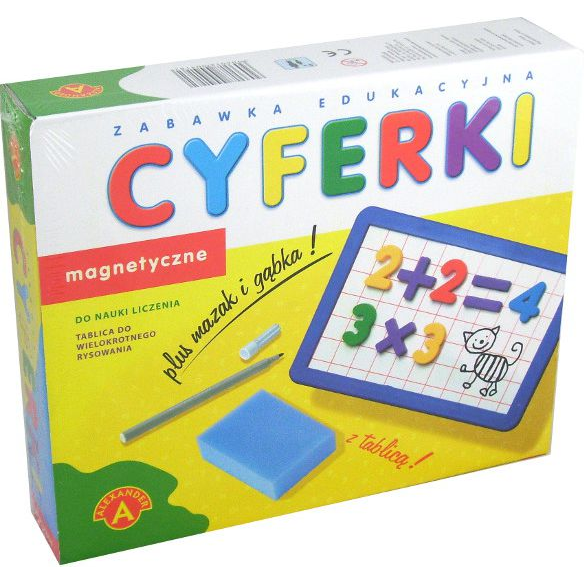  Alexander Cyferki magnetyczne z tablicą (0418)