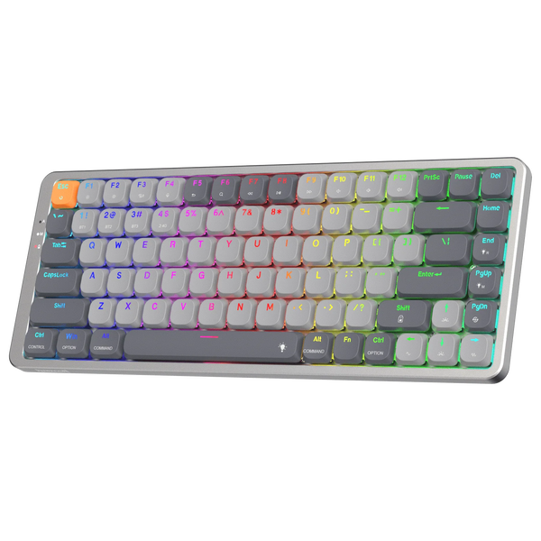 Mechanická bezdrátová klávesnice Redragon K652 Azure RGB Šedá