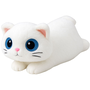 Plüss Kabala Ölelnivaló Játék Macska Nagy Szemű Fehér 45cm – 22505