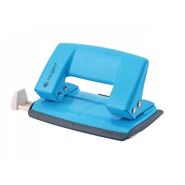 Zestaw zszywacz Nowa-35 + dziurkacz Aion-10G, pudełko z zawieszką, turkusowy