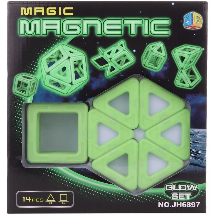 Lamps Világító mágneses építőjáték, 14 db (8592386086720)