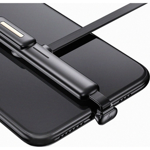 Lightning кабел, съвместим с Apple, Usams, U39, Gaming, SJ379USB01, черен