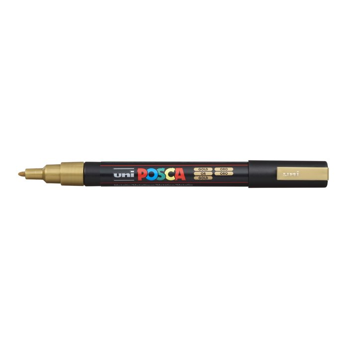 Uni Posca 0,9-1,3 mm Dekormarker - Arany (PC-3M GOLD)