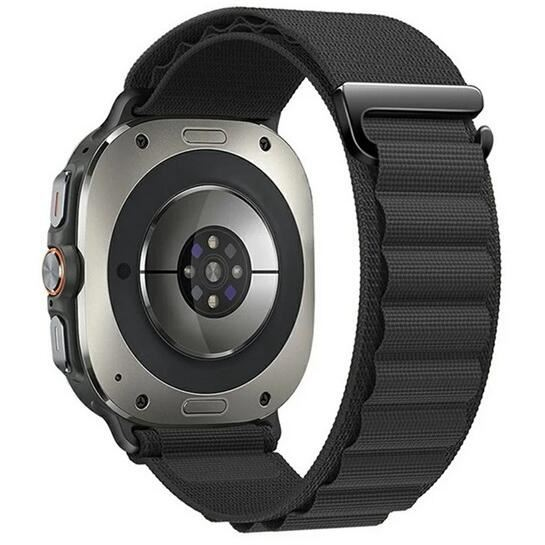 Gigapack Samsung Galaxy Watch Ultra eSIM 47mm (SM-L705) textil pótszíj fekete (GP-163521)