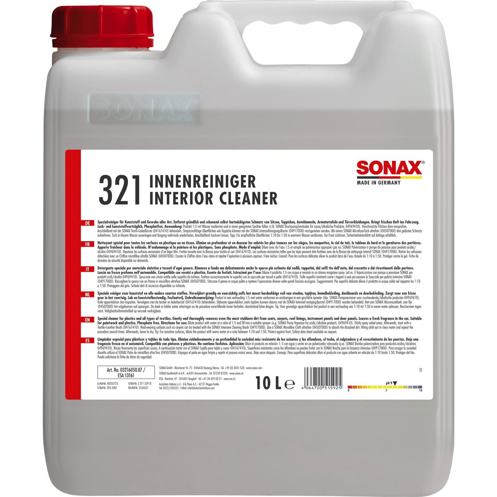 Sonax Profiline Autóbelső tisztító - kárpittisztító (321605)
