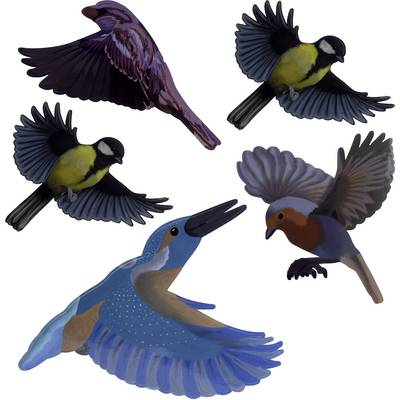Ablakkép Gardigo Stickers Native Birds Elriasztás 1 db (60086)