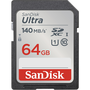 Paměťová karta SanDisk 64GB SDXC Ultra C10 UHS-I 140 MB/s