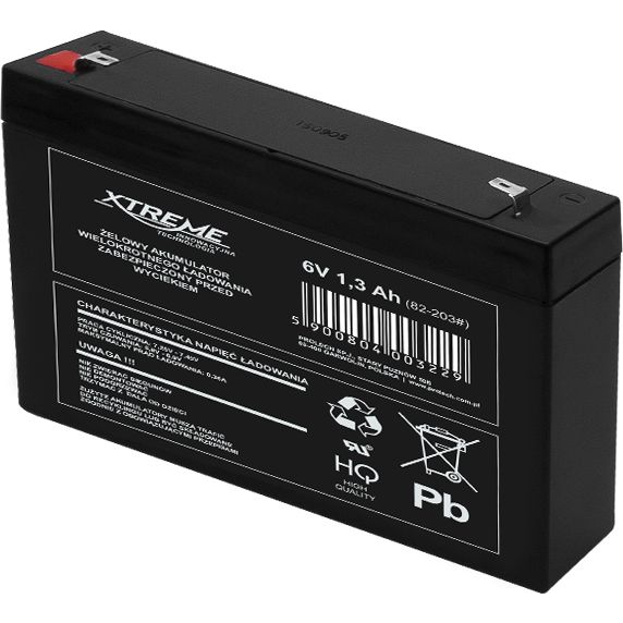  Xtreme Akumulator 6V/1.3Ah (82-203#)