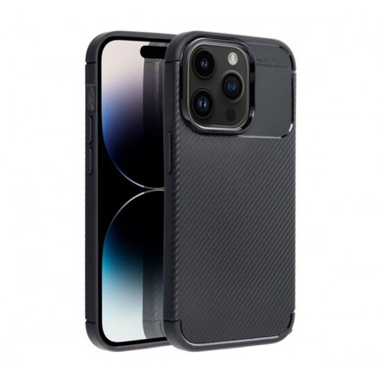 Forcell Carbon Premium Apple iPhone 14 Pro hátlap tok fekete (73583) (FO73583)