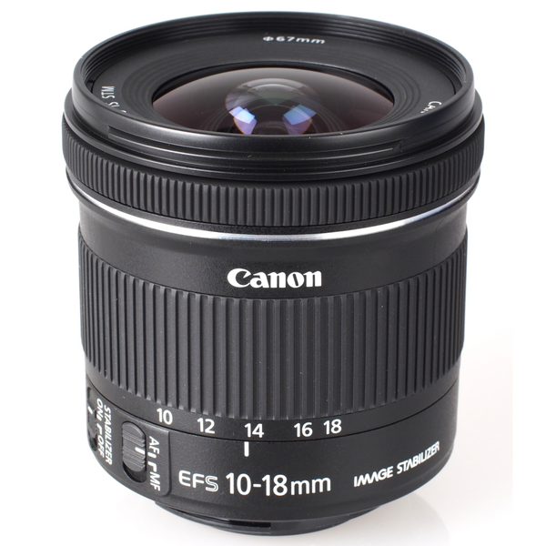 Canon EF-S 10-18mm f/4.5-5.6 IS STM SLR Ултра широки лещи Черен