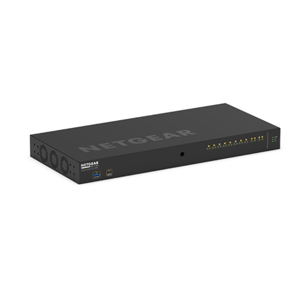 NETGEAR M4250-10G2XF-PoE+ Administreret L2/L3 Gigabit Ethernet (10/100/1000) Strøm over Ethernet (PoE) 1U Sort