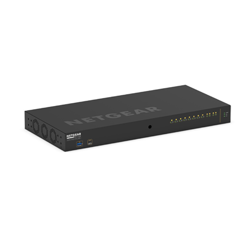 NETGEAR M4250-10G2XF-PoE+ Riadený L2/L3 Gigabit Ethernet (10/100/1000) Podpora napájania cez Ethernet (PoE) 1U Čierna (GSM4212PX-100EUS)