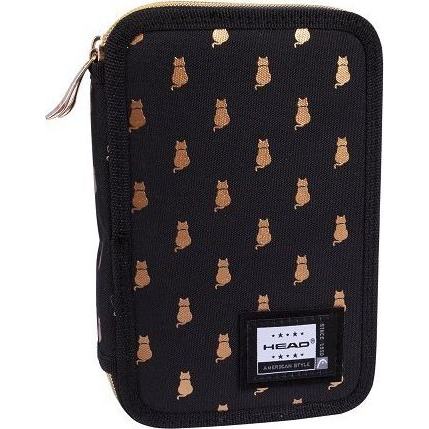 Astra Head Cicás Emeletes Tolltartó - Golden Kitty (CZ20987)