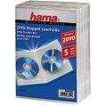 Hama Double DVD Jewel Case, 5, transparent 2 dischi Trasparente